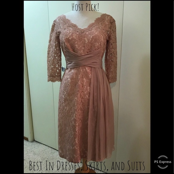 A Norman Original Dresses & Skirts - Vintage Lace And Taffeta Wiggle Dress